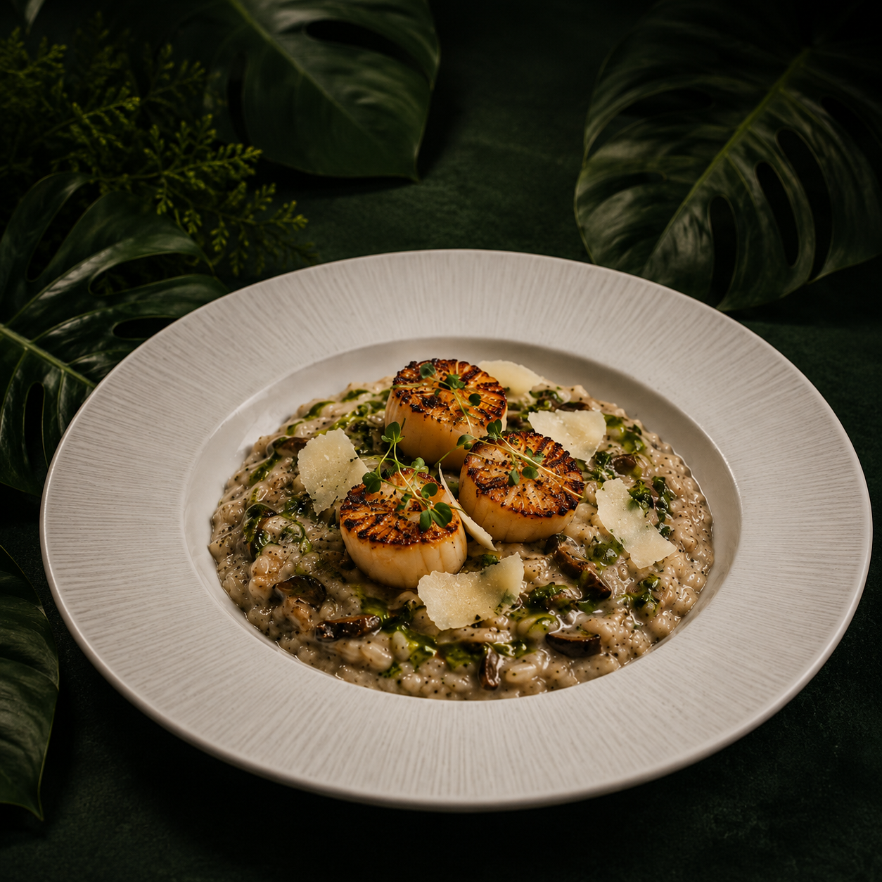 Signature dish at Monarca, a jungle-inspired supper club and restaurant in Gastown, Vancouver
